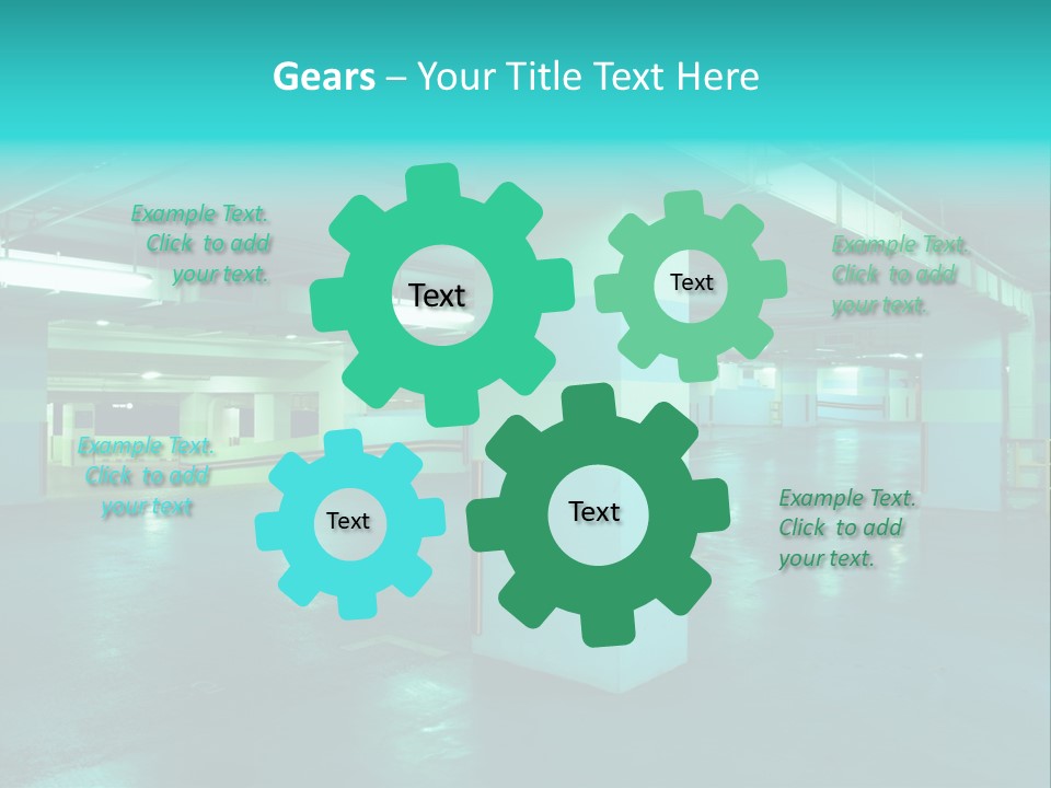 Modern Parking Garage PowerPoint Template