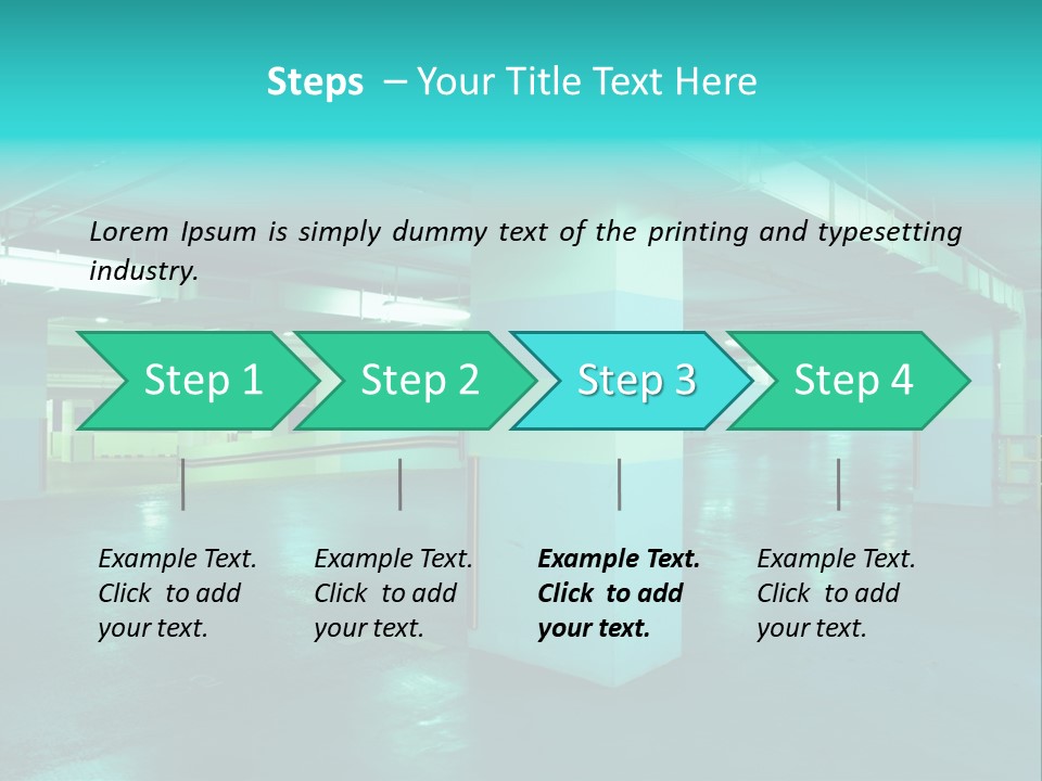 Modern Parking Garage PowerPoint Template