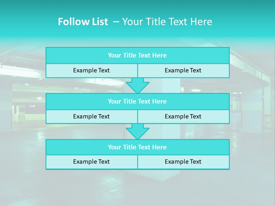 Modern Parking Garage PowerPoint Template
