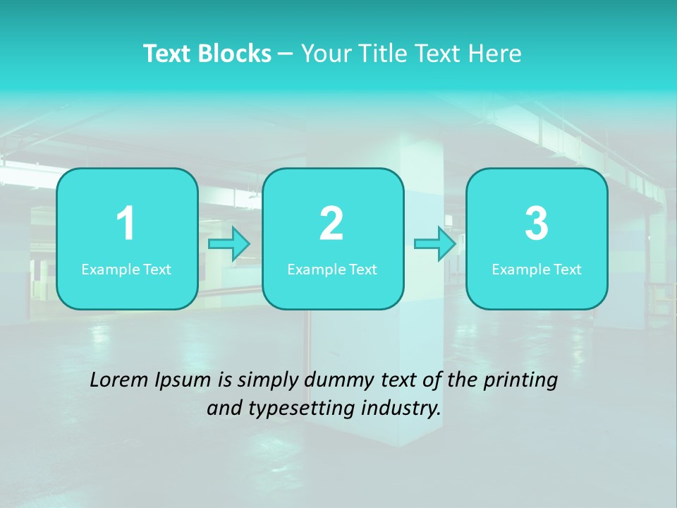 Modern Parking Garage PowerPoint Template
