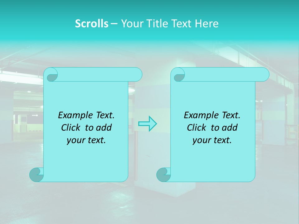 Modern Parking Garage PowerPoint Template
