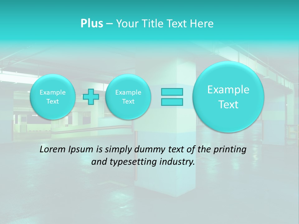 Modern Parking Garage PowerPoint Template