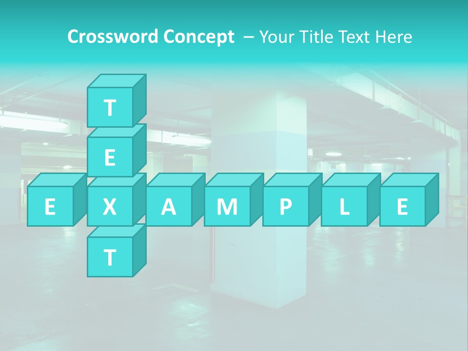 Modern Parking Garage PowerPoint Template