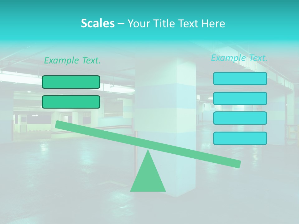 Modern Parking Garage PowerPoint Template