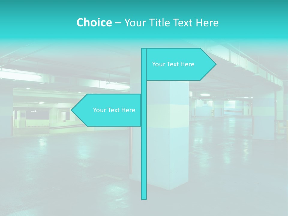 Modern Parking Garage PowerPoint Template