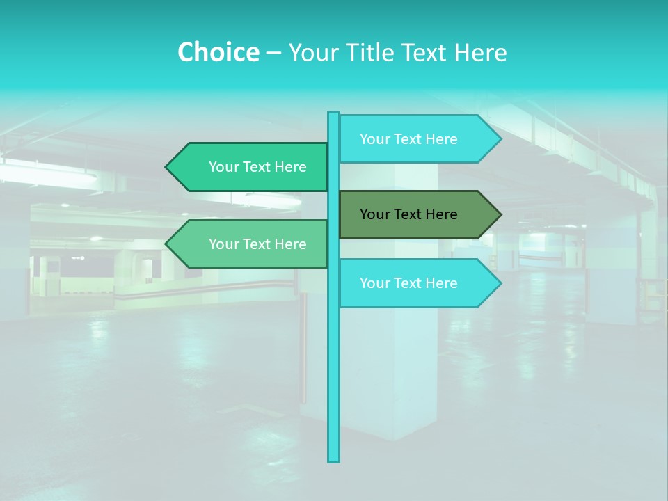 Modern Parking Garage PowerPoint Template