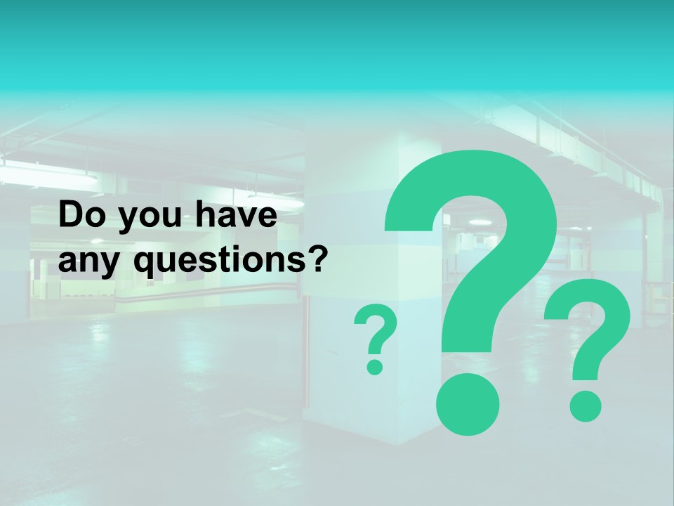 Modern Parking Garage PowerPoint Template