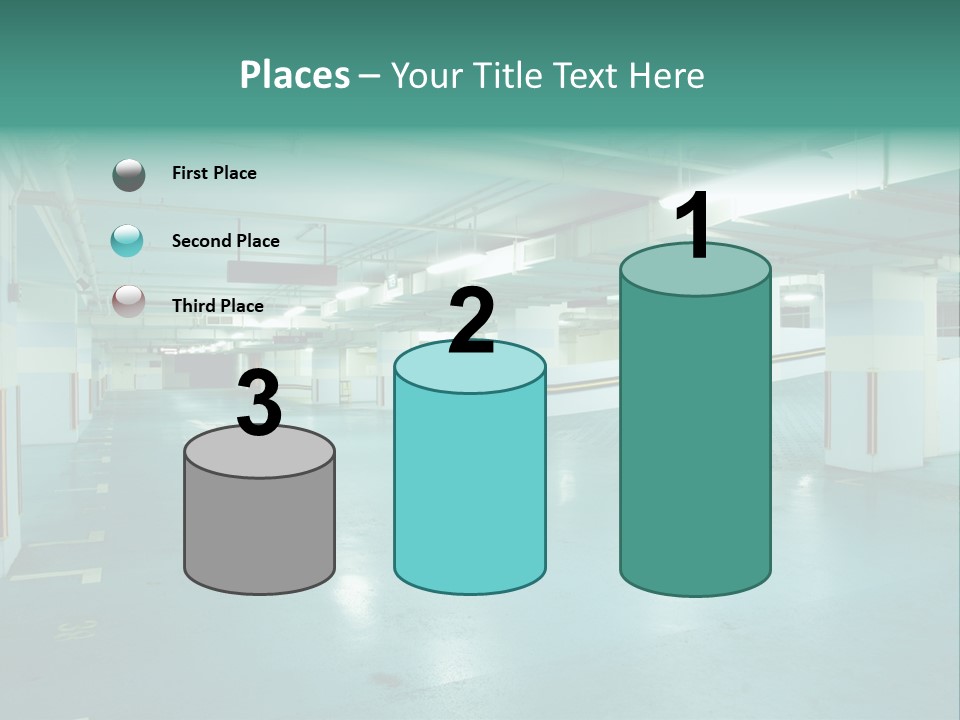Modern Parking Lot PowerPoint Template
