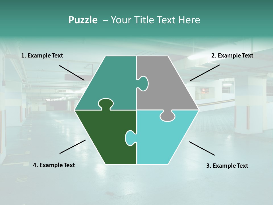Modern Parking Lot PowerPoint Template