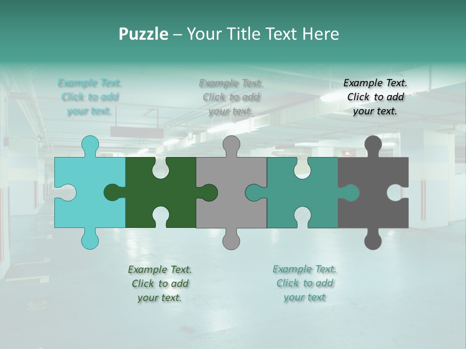 Modern Parking Lot PowerPoint Template