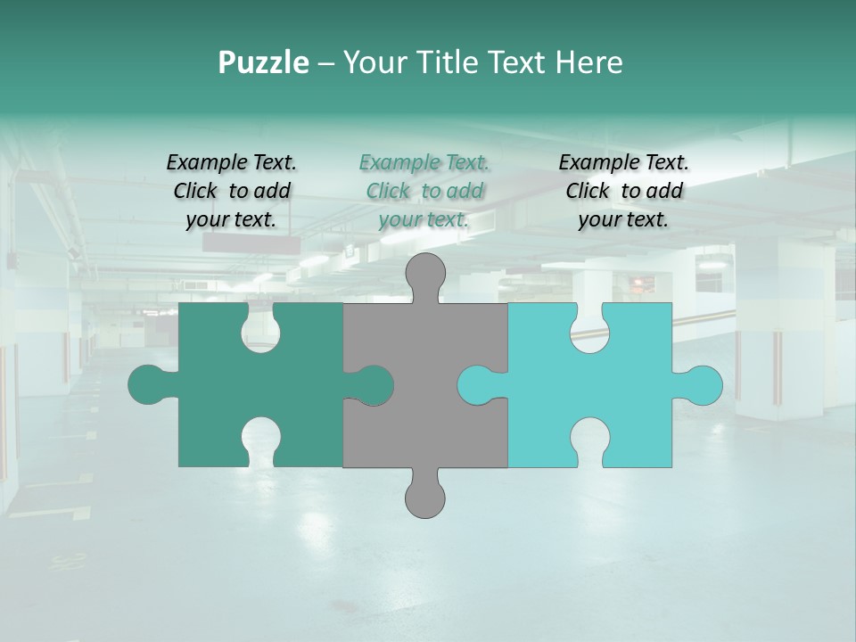 Modern Parking Lot PowerPoint Template