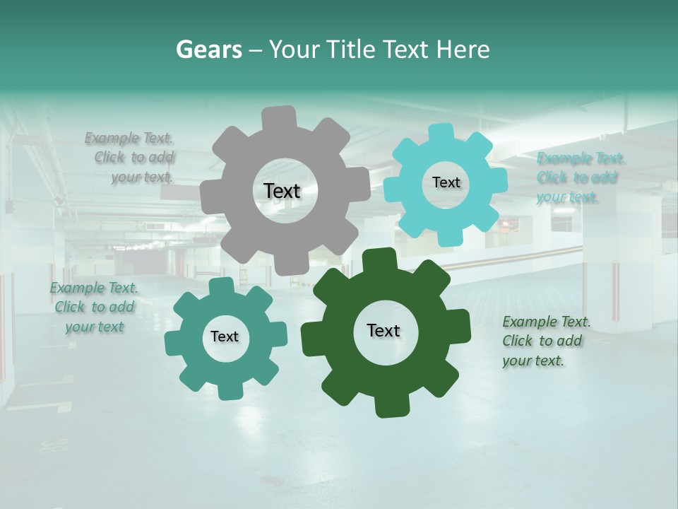 Modern Parking Lot PowerPoint Template