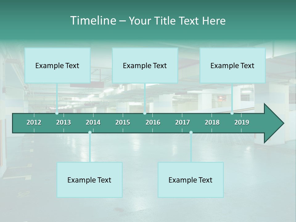 Modern Parking Lot PowerPoint Template