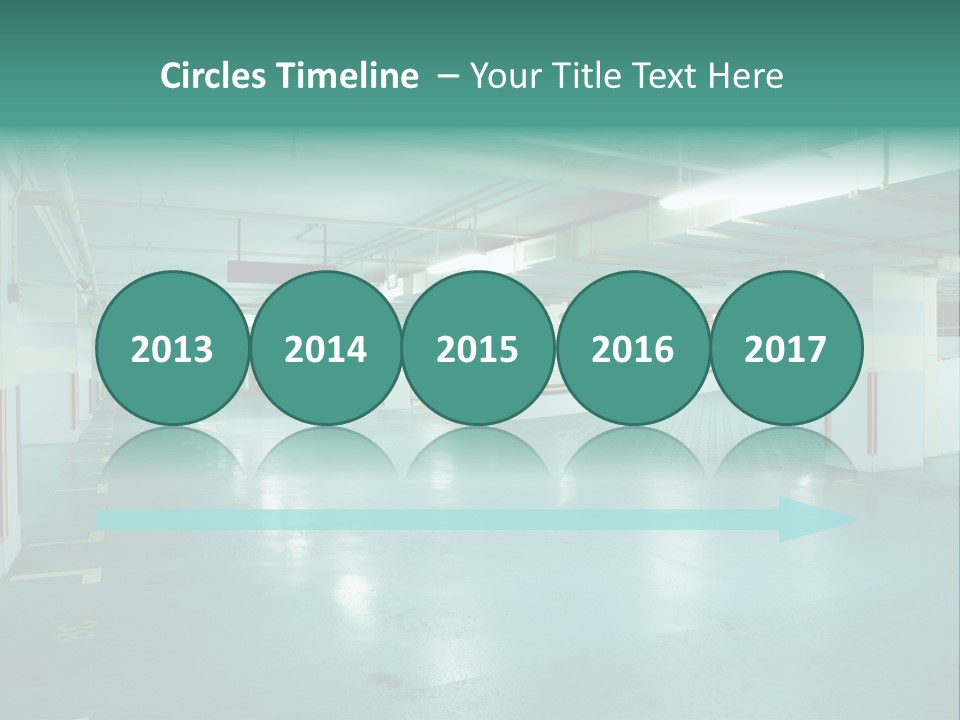 Modern Parking Lot PowerPoint Template