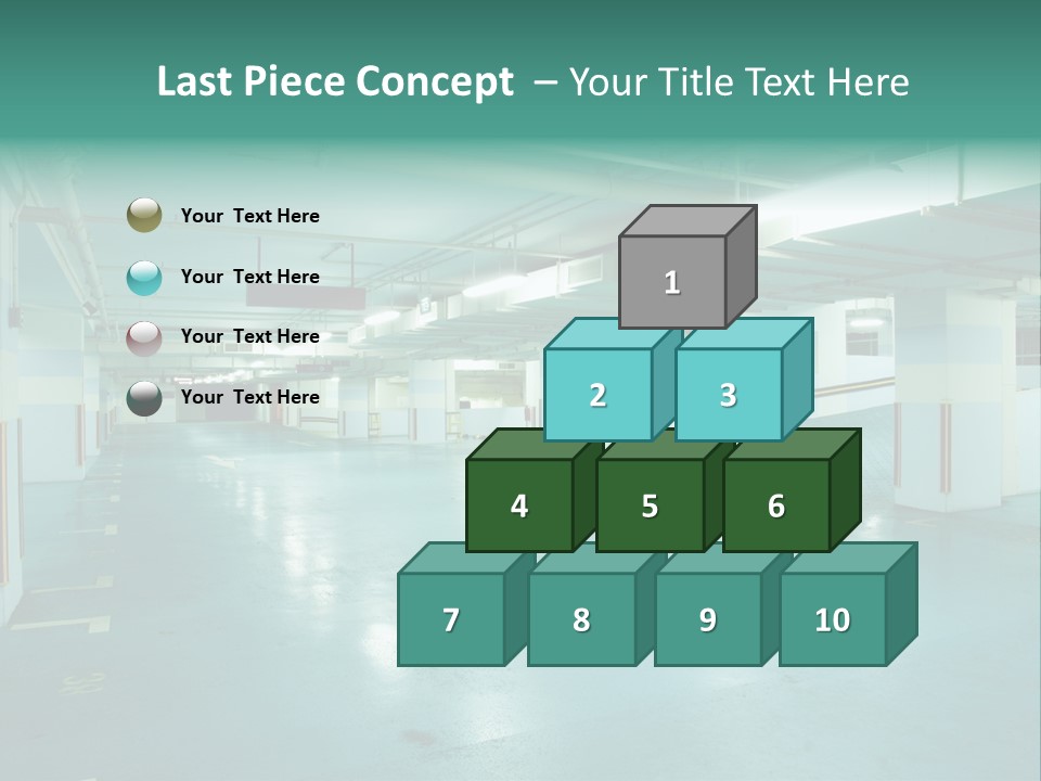 Modern Parking Lot PowerPoint Template
