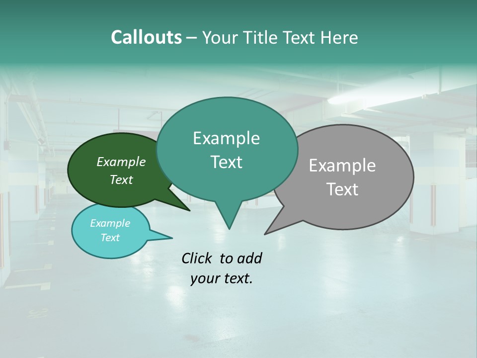 Modern Parking Lot PowerPoint Template