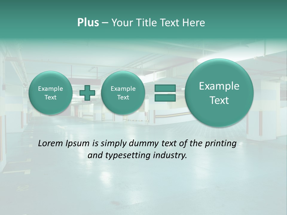 Modern Parking Lot PowerPoint Template