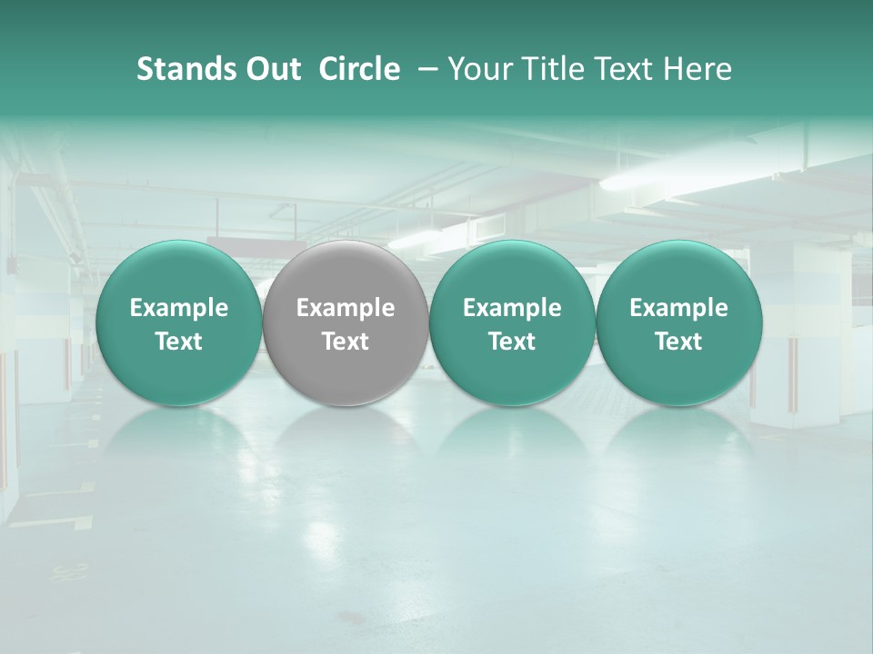 Modern Parking Lot PowerPoint Template