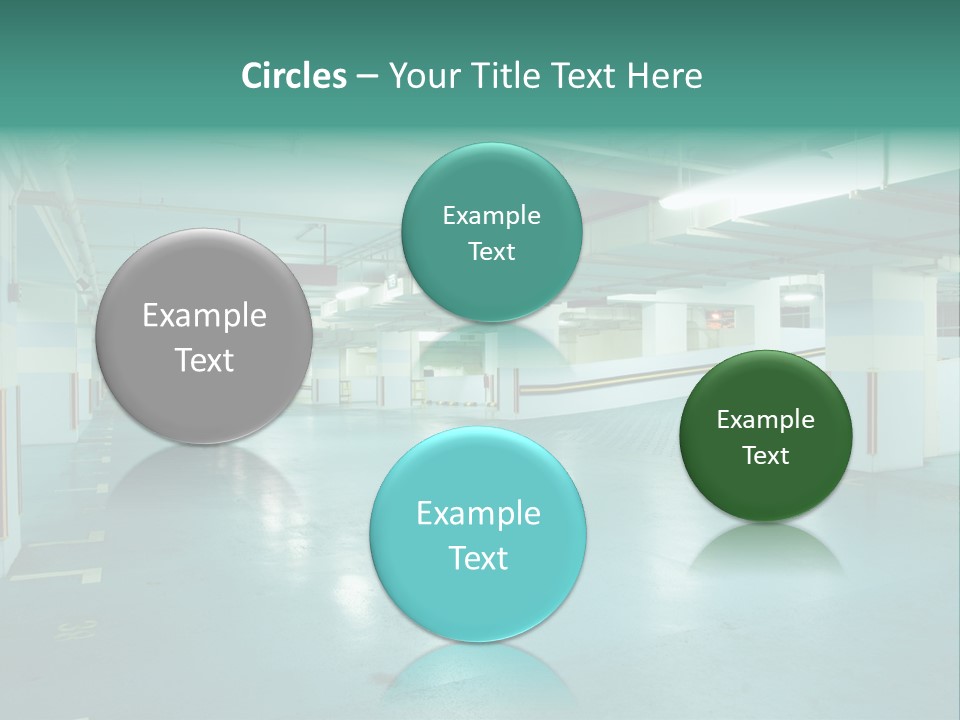 Modern Parking Lot PowerPoint Template