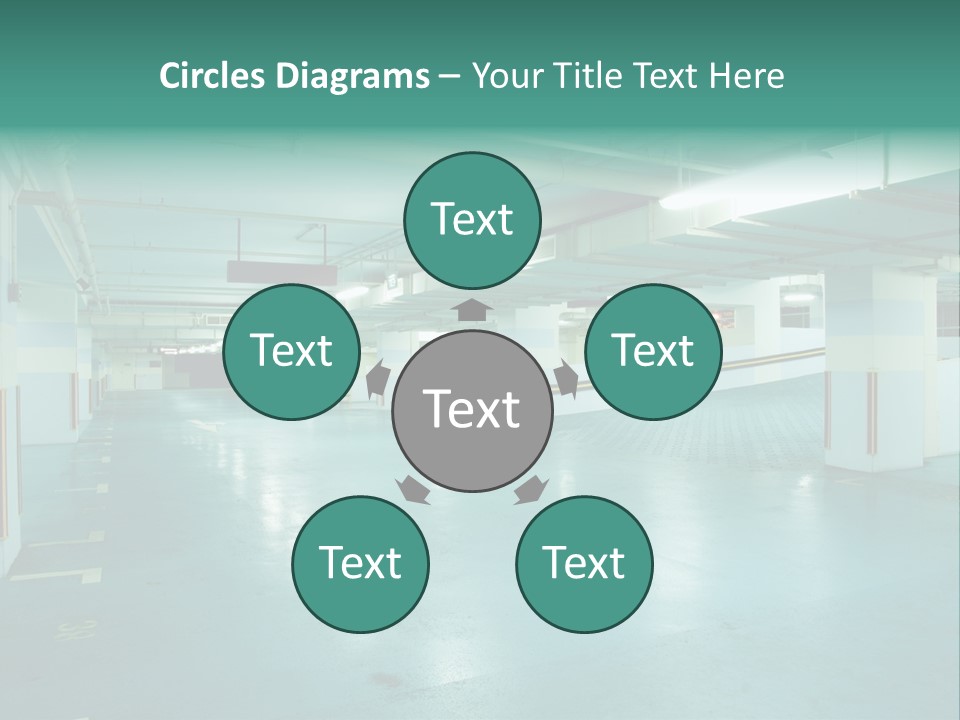 Modern Parking Lot PowerPoint Template