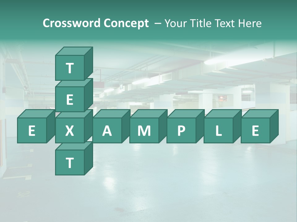 Modern Parking Lot PowerPoint Template