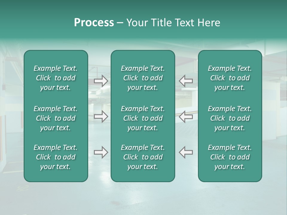 Modern Parking Lot PowerPoint Template