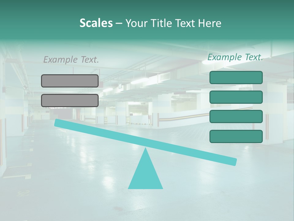 Modern Parking Lot PowerPoint Template
