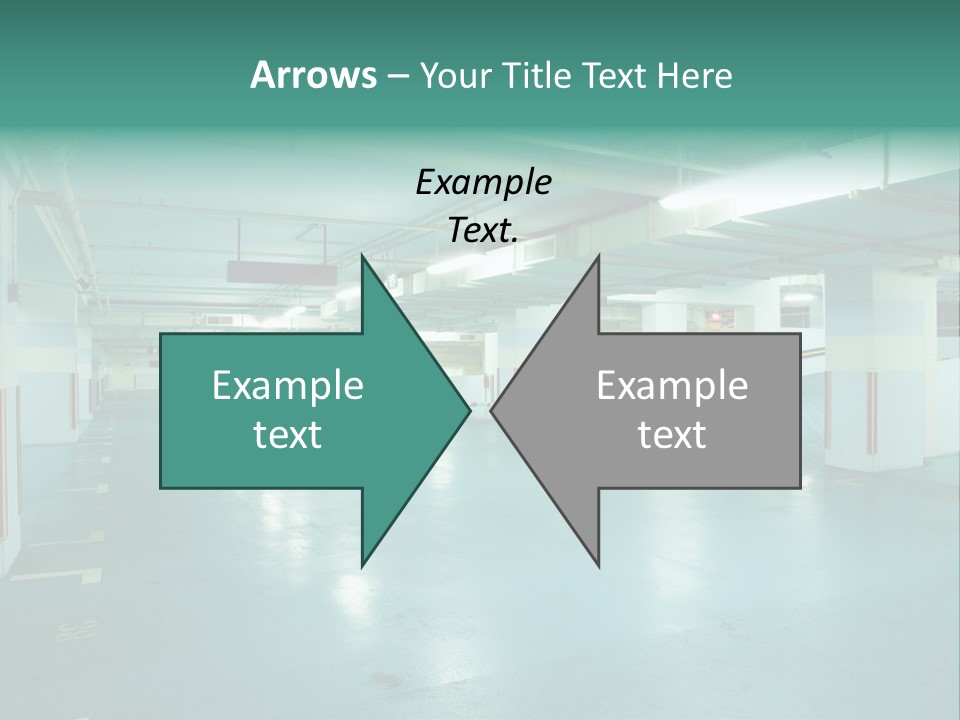 Modern Parking Lot PowerPoint Template