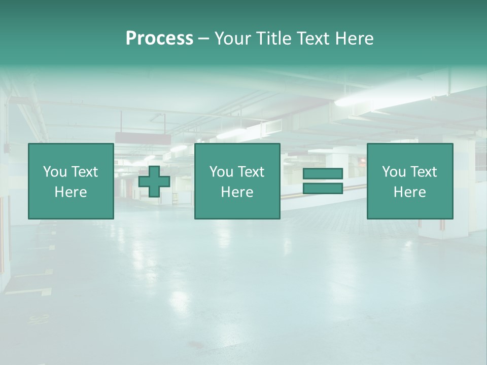 Modern Parking Lot PowerPoint Template