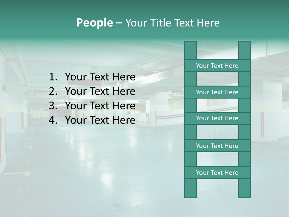 Modern Parking Lot PowerPoint Template