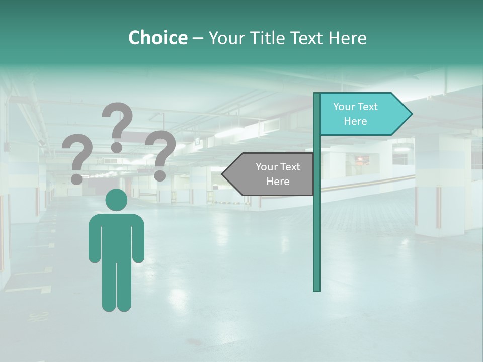 Modern Parking Lot PowerPoint Template