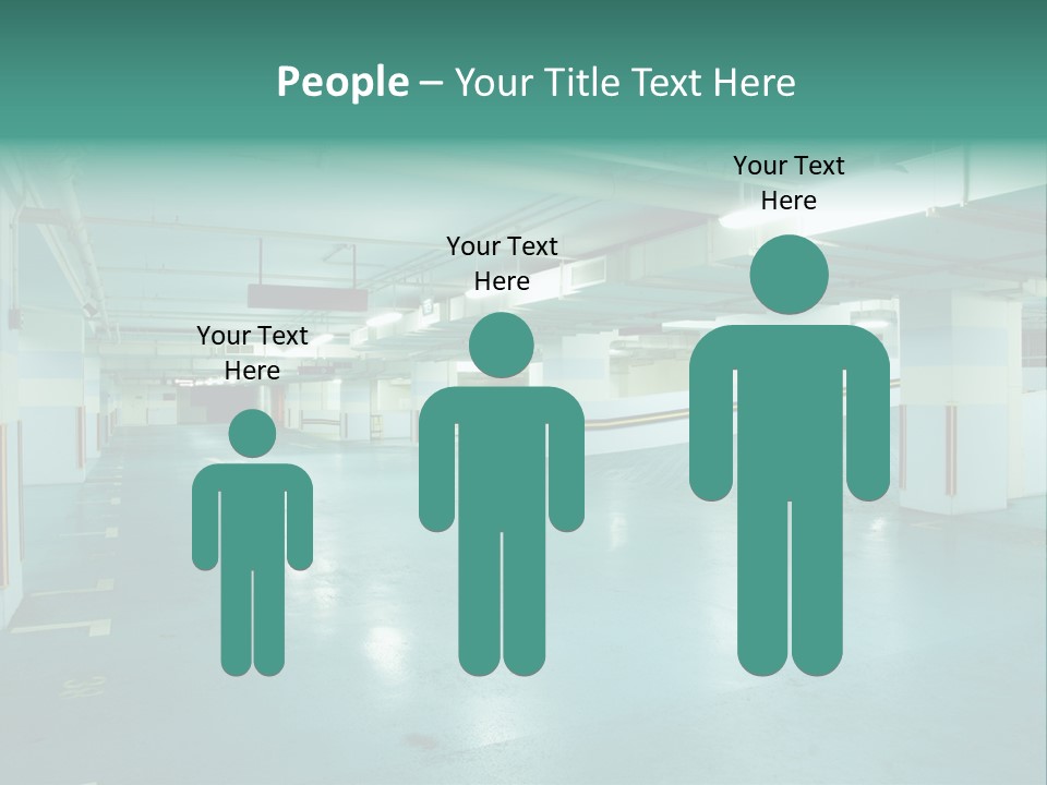 Modern Parking Lot PowerPoint Template