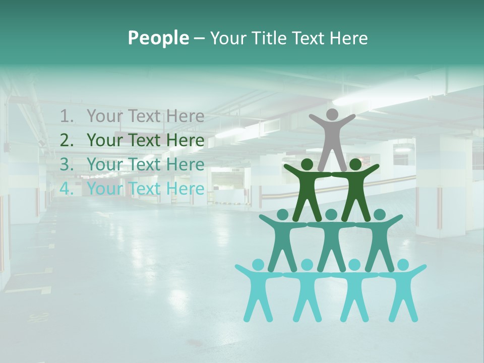 Modern Parking Lot PowerPoint Template