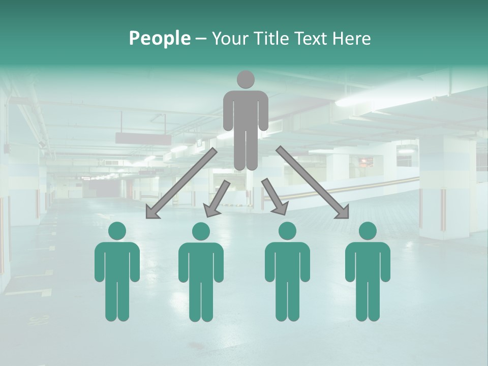 Modern Parking Lot PowerPoint Template