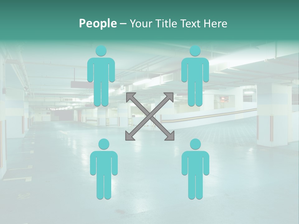Modern Parking Lot PowerPoint Template
