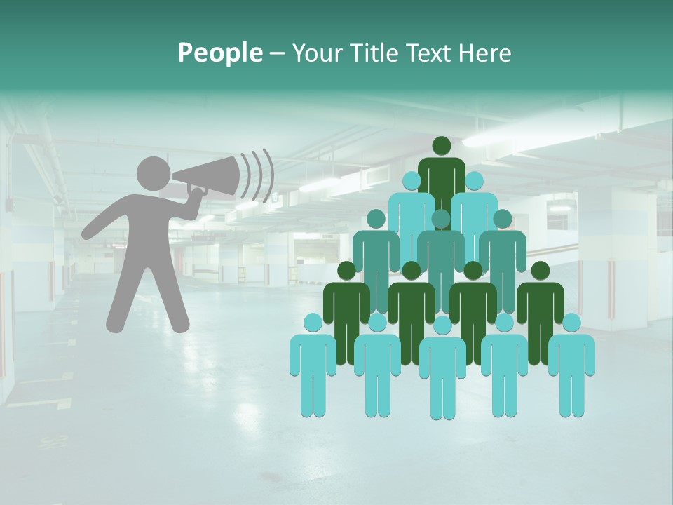 Modern Parking Lot PowerPoint Template