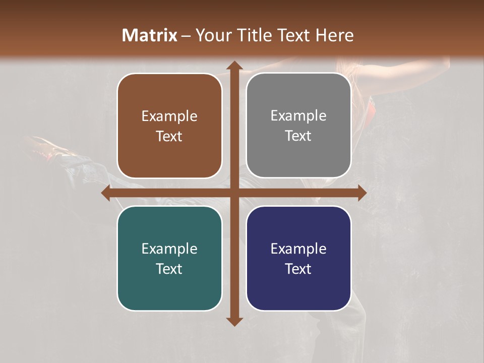 Gymnastic Hop Leap PowerPoint Template