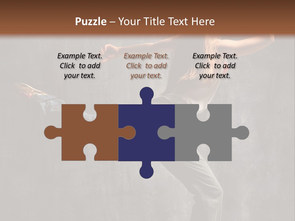 Gymnastic Hop Leap PowerPoint Template