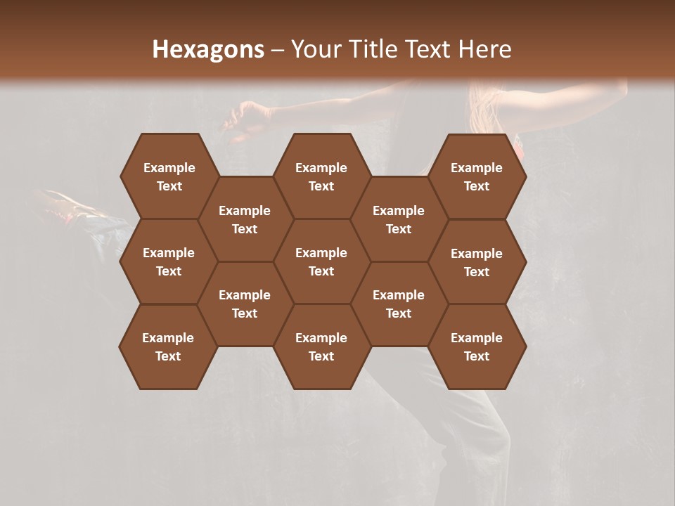 Gymnastic Hop Leap PowerPoint Template