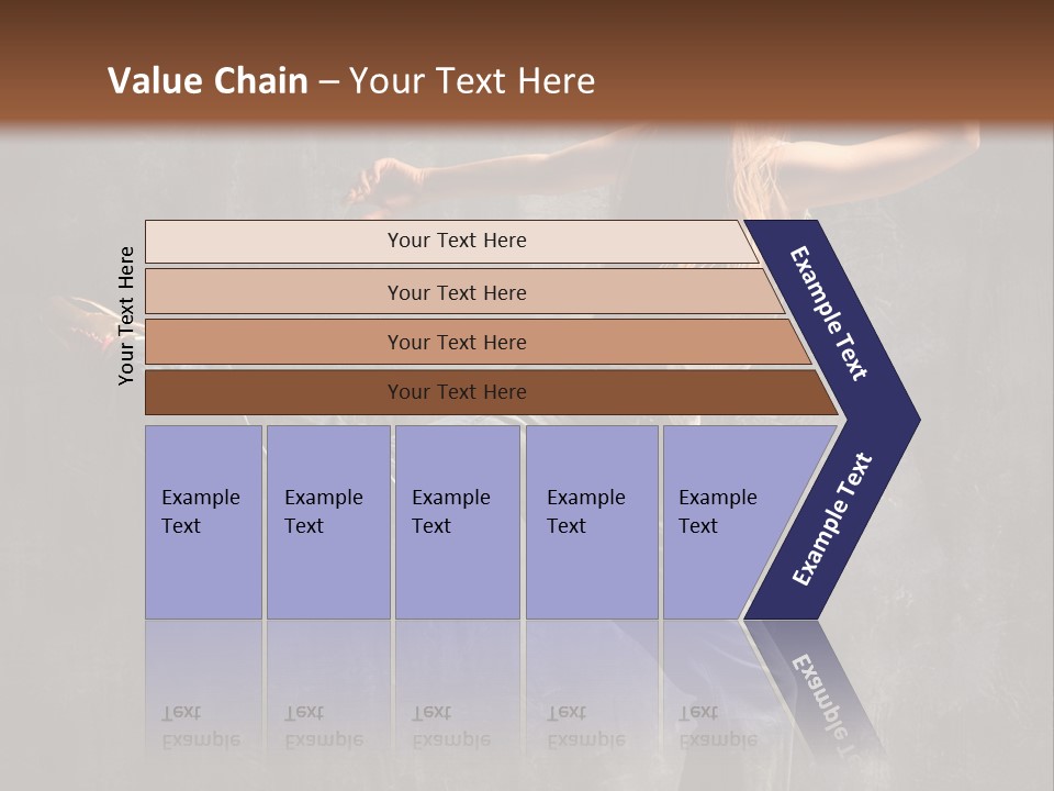 Gymnastic Hop Leap PowerPoint Template