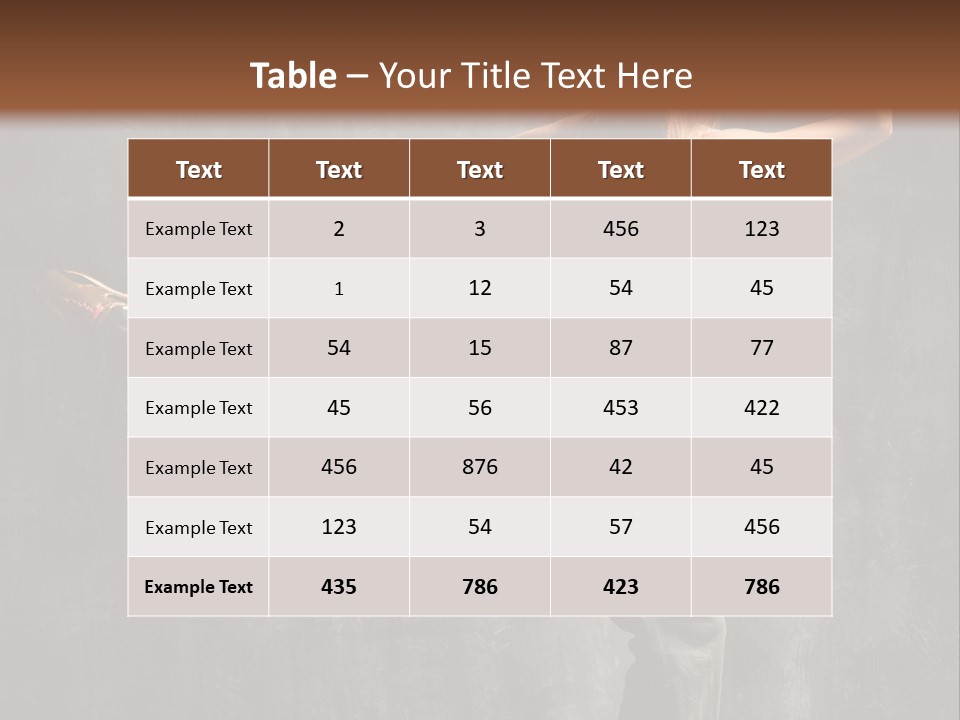 Gymnastic Hop Leap PowerPoint Template