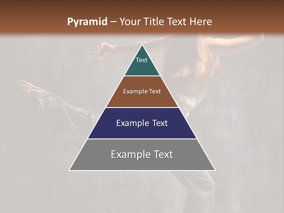 Gymnastic Hop Leap PowerPoint Template