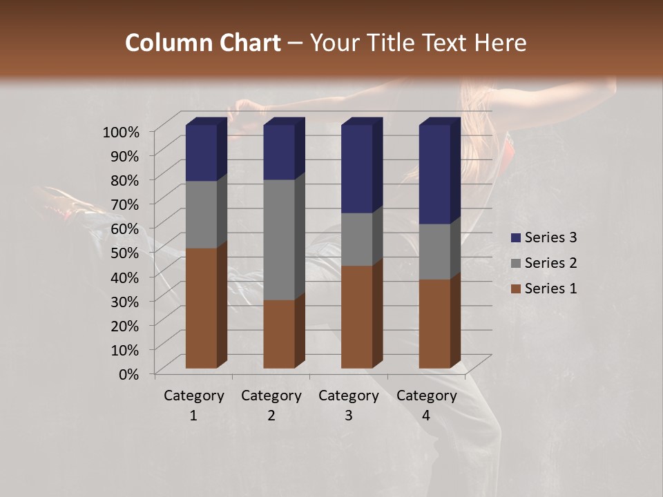Gymnastic Hop Leap PowerPoint Template