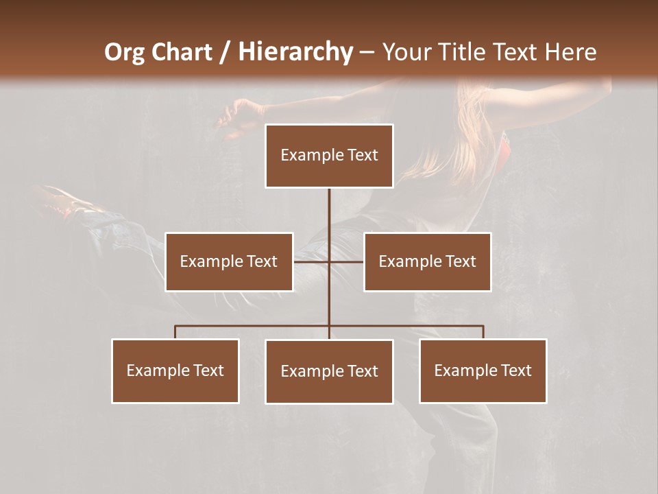 Gymnastic Hop Leap PowerPoint Template