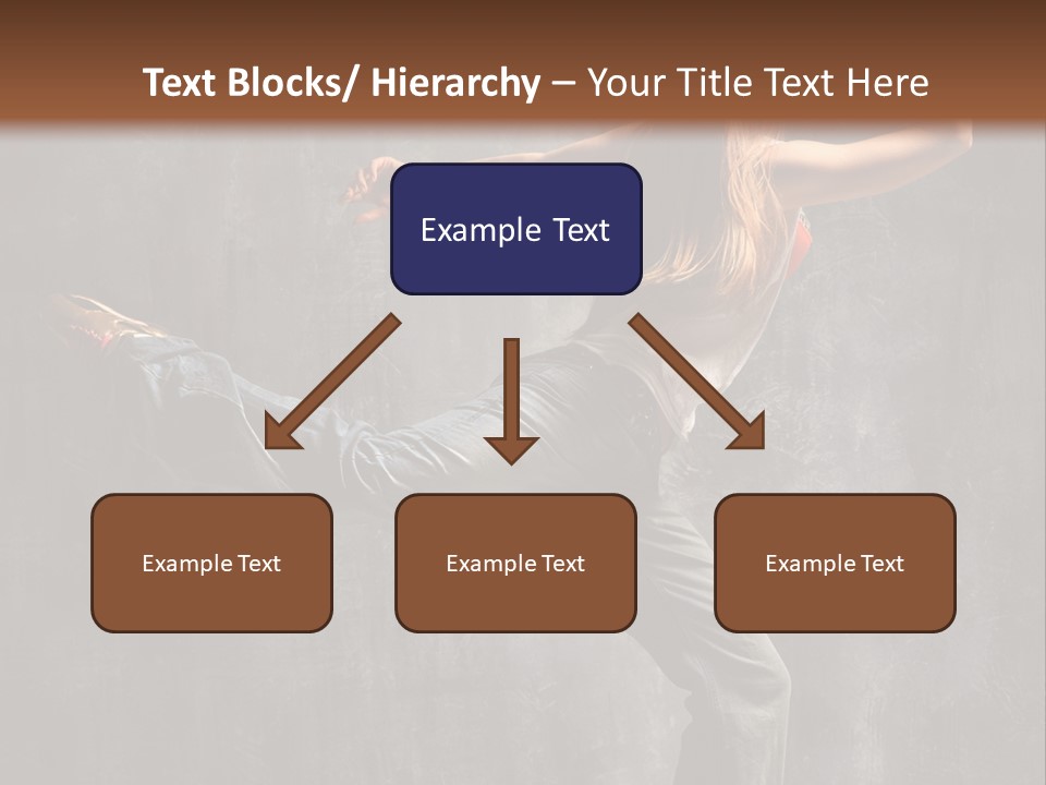Gymnastic Hop Leap PowerPoint Template