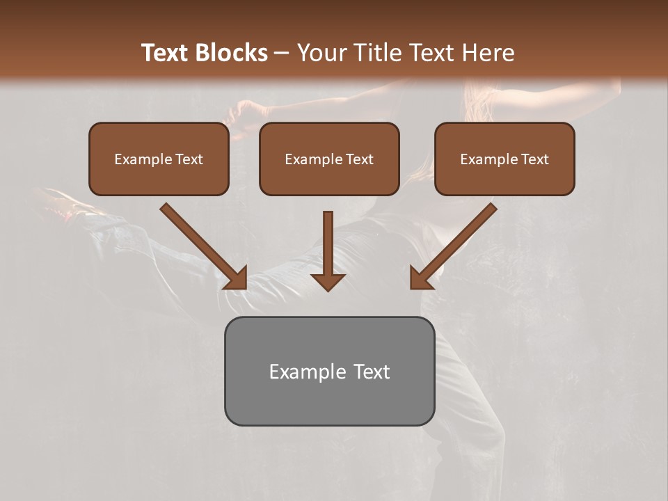 Gymnastic Hop Leap PowerPoint Template