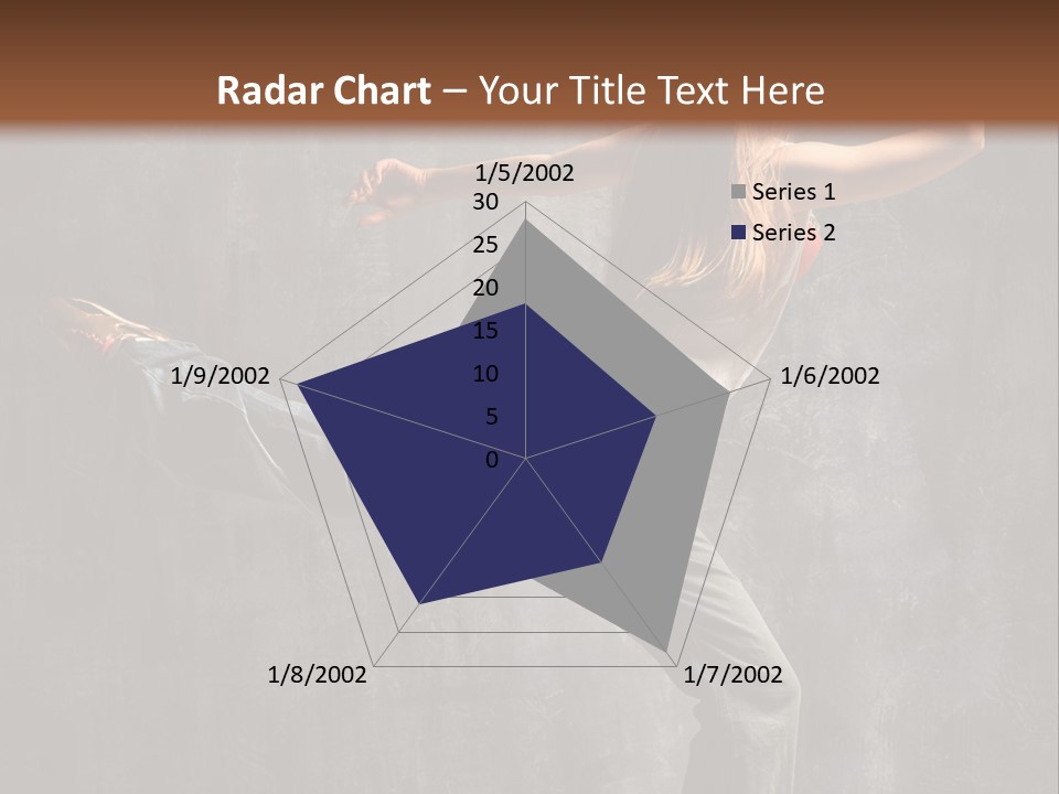 Gymnastic Hop Leap PowerPoint Template