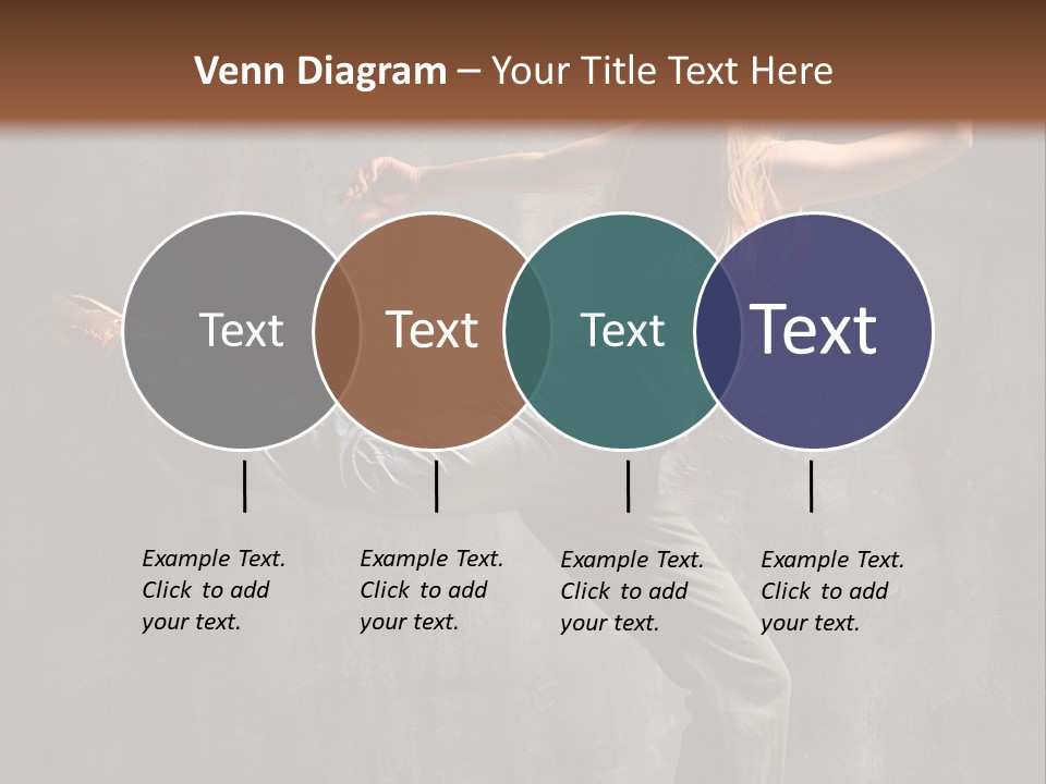 Gymnastic Hop Leap PowerPoint Template