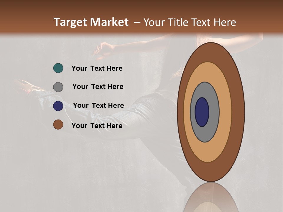 Gymnastic Hop Leap PowerPoint Template