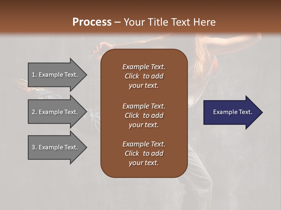 Gymnastic Hop Leap PowerPoint Template
